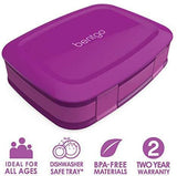 Bentgo Fresh (Blue) – New & Improved Leak-Proof, Versatile 4-Compartment Bento-Style Lunch Box – Ideal for Portion-Control and Balanced Eating On-The-Go – BPA-Free and Food-Safe Materials