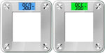 BalanceFrom High Accuracy Premium Digital Bathroom Scale with 3.6" Extra Large Dual Color Backlight Display and"Smart Step-On" Technology [NEWEST VERSION] (Silver/Partial)