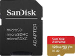 SanDisk Extreme 128GB microSDXC UHS-3 Card - SDSQXAF-128G-GN6MA [Newest Version]