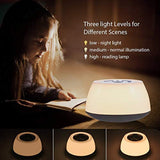 Wake Up Light Alarm Clock Sunrise Sunlight Simulation, Sleep Aid Therapy Lamp Timer with Sunset White Noise, Natural Gradual Bedside Night Light for Kids Adult Gift, Snooze Function for Heavy Sleepers