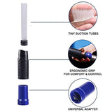 PetOde Universal Dusty Brush Vacuum Attachment, Duster Cleaning Tool Vacuum Duster Attachment with Universal Adapter Handy Flexible for Keyboards, Drawers, Cars, Corners, Vents, Furnitures