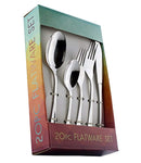 Darware 20-Piece Flatware Set, Service for 4 w/ Stainless Steel Tablespoons, Teaspoons, Forks, Salad Forks & Knives