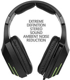 MODOHE G830 Gaming Headset 3.5 mm Wired Over Ear,with Microphone Noise Cancelling Gaming Headphones for Xbox 360/PC/PS4/PS4 PRO/Xbox One/Xbox One S,etc(Black)