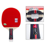 SSHHI Ping Pong Racket Set,Junior Table Tennis Bats,Entry Players,Unisex,Durable/As Shown/Short Handle