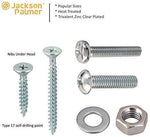 Deluxe Hardware Assortment Kit with Professional"No Mix" Case (1,300 Piece, 60 Sizes, Nuts, Bolts, Washers & Screws)