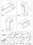 Natural Bamboo Roll Top Bread Box Kitchen Food Storage - (Assembly Required)