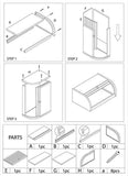 Natural Bamboo Roll Top Bread Box Kitchen Food Storage - (Assembly Required)