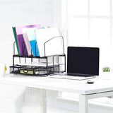 Veesun Two-Tier Stackable File Paper Tray Desk Organizer