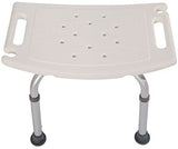 SoSo-BanTian1989 Adjustable Elderly Bath Shower Chair Stool (Gray)