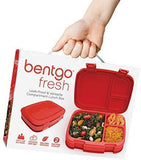 Bentgo Fresh (Blue) – New & Improved Leak-Proof, Versatile 4-Compartment Bento-Style Lunch Box – Ideal for Portion-Control and Balanced Eating On-The-Go – BPA-Free and Food-Safe Materials