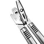 Pexio Professional Stainless Steel Manual Can Opener, 18/10 Food-Safe Stainless Steel, Comfortable to grip, Dishwasher Safe, Ergonomically designed handle.