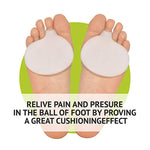 Metatarsal Pads Ball of Foot Cushions - Soft Gel Ball of Foot Pads - Mortons Neuroma Callus Metatarsal Foot Pain Relief Bunion Forefoot Cushioning Relief Women by BRISON