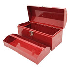 Excel TB137-Red 1-Tray Steel Tool Box, Red