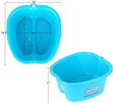 Mantello Ultra Sturdy Plastic Tub Large Foot Bath Basin Bucket For Foot Soak, Foot Care, Pedicure Spa, Detox or Massage