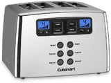 Cuisinart Touch to Toast Leverless toaster, 4-Slice, Brushed Stainless Steel