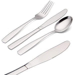 Matte Black Silverware Set, Satin Finish 20-Piece Stainless Steel Flatware set, Tableware Cutlery Set Service for 4,Utensils for Kitchens, Dishwasher Safe