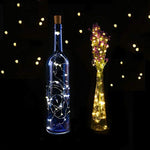 LEDIKON 20 Pack 20 Led Wine Bottle Lights with Cork,3.3Ft Silver Wire Warm White Cork Lights Battery Operated Fairy Mini String Lights for Wedding Party Wine Liquor Bottles Crafts Christmas Decor