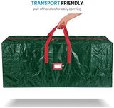 Artificial Christmas Tree Storage Bag - Fits Up to 7.5 Foot Holiday Xmas Disassembled Trees with Durable Reinforced Handles & Dual Zipper by ZOBER