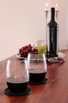 Barvivo Drink Coasters Set of 8 - Tabletop Protection for Any Table Type, Wood, Granite, Glass, Soapstone, Sandstone, Marble, Stone Tables - Perfect Soft Coaster Fits Any Size of Drinking Glasses.