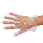 Disposable Food Prep Gloves - 500 Piece Plastic Food Safe Disposable Gloves, Food Handling, Transparent, One Size Fits Most