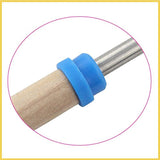smart chef 8 Telescoping Marshmallow Roasting Sticks 8 Bamboo Skewers - Liquidation, Half-Price - Stainless Steel Forks Color-Coded Wood Handles - Zip Case for Compact Storage - Blunt Prongs