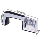 Knife and Scissor Sharpener Best Professional Manual Home Kitchen Chefs Choice 4 Stage Sharpening System Kit Global Sharpeners Set for Pocket Straight and Serrated Knives