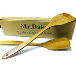 Mr.Dakai Spatula 304 Stainless Steel with Hollow Long Heat Resistant Handle Wok Utensils, Silver