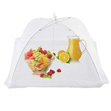 (Set of 4) Large Pop-Up Mesh Screen Food Cover Tents - Keep Out Flies, Bugs, Mosquitos - Reusable