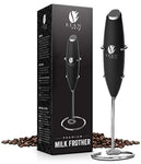 Bean Envy Electric Milk Frother Handheld, Perfect For The Best Latte, Whip Foamer, includes Stainless Steel Stand