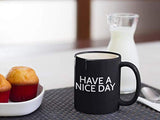 Funny Coffee Mug by Find Funny Gift Ideas | Unique Novelty Coffee Mugs for Men | Funny Coffee Mugs for Women | Have A Nice Day Middle Finger Coffee Mug | Great Coffee Gift