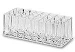 byAlegory Acrylic Makeup Beauty Brush Organizer | 24 Space Cosmetic Storage (CLEAR)