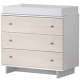 Little Seeds Maple Lane Dove 3 Drawer Dresser, White