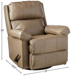 Lane Home Furnishings 4205-18 Soft Touch Chaps Swivel/Rocker Recliner, Medium