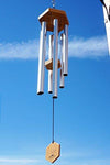 Soothing Melodic Tones & Solidly Constructed Bamboo/Aluminum Chime by UpBlend Outdoors