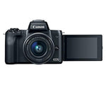 Canon EOS M50 Mirrorless Camera Kit w/EF-M15-45mm and 4K Video (Black)