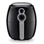 Homeleader Air Fryer, 2.6 Liter Hot Air Fryer, 1400W Oil Free Air Cooker with Timer & Temperature Control, Auto Shut Off, Black