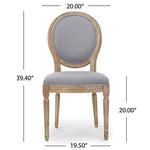 Christopher Knight Home Phinnaeus Beige Fabric Dining Chair (Set Of 2)