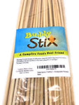 Environmentally Safe 100% Biodegradable Bamboo Roasting Sticks, Perfect for Marshmallows Hot Dogs Kebabs Sausage Biscuits Bread Bacon Eggs. 110 Pieces set extra Long 36 inches 5mm thick for safer cook