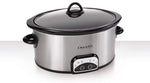 Crockpot SCCPVP600-S Smart-Pot 6-Quart Slow Cooker, Brushed Stainless Steel