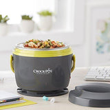 Crockpot Lunch Crock Food Warmer, Grey & Lime