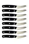 Miracle Blade 4'' Steak Knife Set (8 Steak Knives and Mini Wood Block)