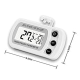 2 Pack Digital Refrigerator Freezer Thermometer,Max/Min Record Function with Large LCD Display