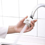 Kitchen Water Saver Tap 360 Degrees | Rotatable Swivel Faucet Nozzle Filter Adapter for Home, Restaurant & Hotel {2-Pack}
