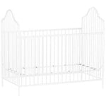 Little Seeds Rowan Valley Lanley Metal Crib and Changing Table Set, Black