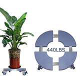 Plant Caddy with Wheels Large Plant Caddy Plant Dolly Heavy Duty Rolling Plant Caddy Outdoor Plant Stand Garden Plant Caddy Indoor Plant Dolly 20inch 440lbs Capacity