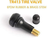 TQ Pro. TR414 Rubber Snap-in Tire Valve Stem (100pcs/bag) (Valve Tool in)