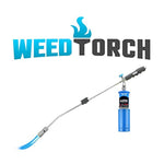 JJ George Weed Torch - Weed Burner, Chemical Free Weed Control, Garden Weed Killer, Gas Vapor, Self Igniting, Long Reach, Organic Weed Killer, Propane Burner