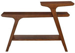 Homelegance Saluki Mid-Century Two-Tier Sofa Table, Cherry