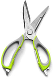 Kitchen Scissors Shears By Simple Health, Safe Heavy Duty Multifunction Take Apart Poultry Shears for Quick and Easy Cooking, Stainless Steel, Life Green - by Simple Health Global