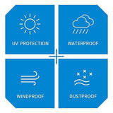 iCOVER Gas Grill Cover-64 inch 600D Canvas Waterproof Fade Resistant Heavy Duty Barbeque BBQ Grill Cover Sized for Weber,Char Broil,Holland, Jenn Air,Brinkmann.G21654.